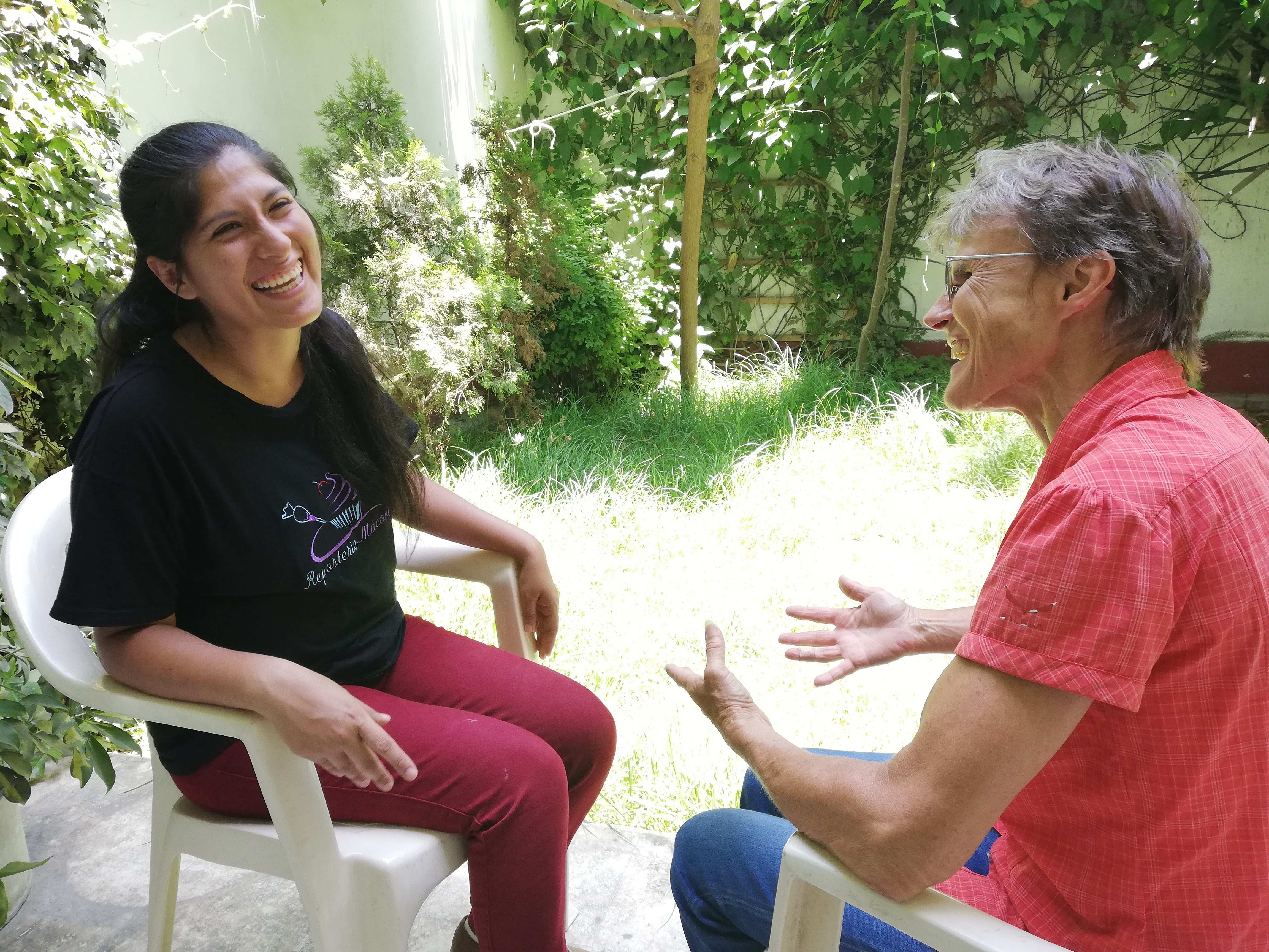 Ilse Kreiner bei Aynimundo (Quelle: Kindernothilfe)